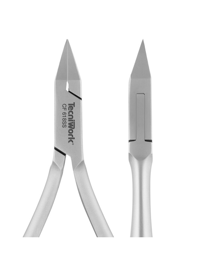 TRONCHESE RETTA ACCIAIO INOX CM 12 - TECNIWORK