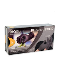 GUANTI IN NITRILE NERO CNF 100 PZ  L