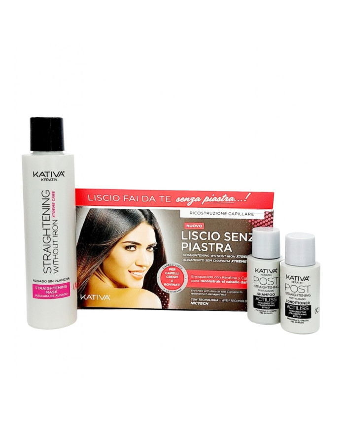 KATIVA KIT RICOSTRUZIONE LISCIO NO PIASTRA ROSSO