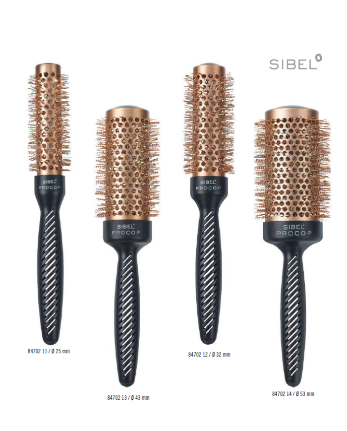 PROCOP THERMIC COPPER BRUSH 32MM - SIBEL