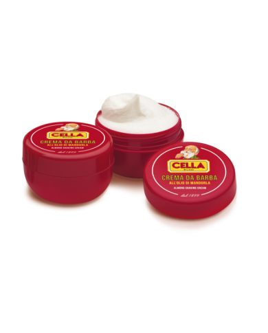 CELLA CIOTOLA CREMA BARBA MANDORLA 150 ML (ROSSO)