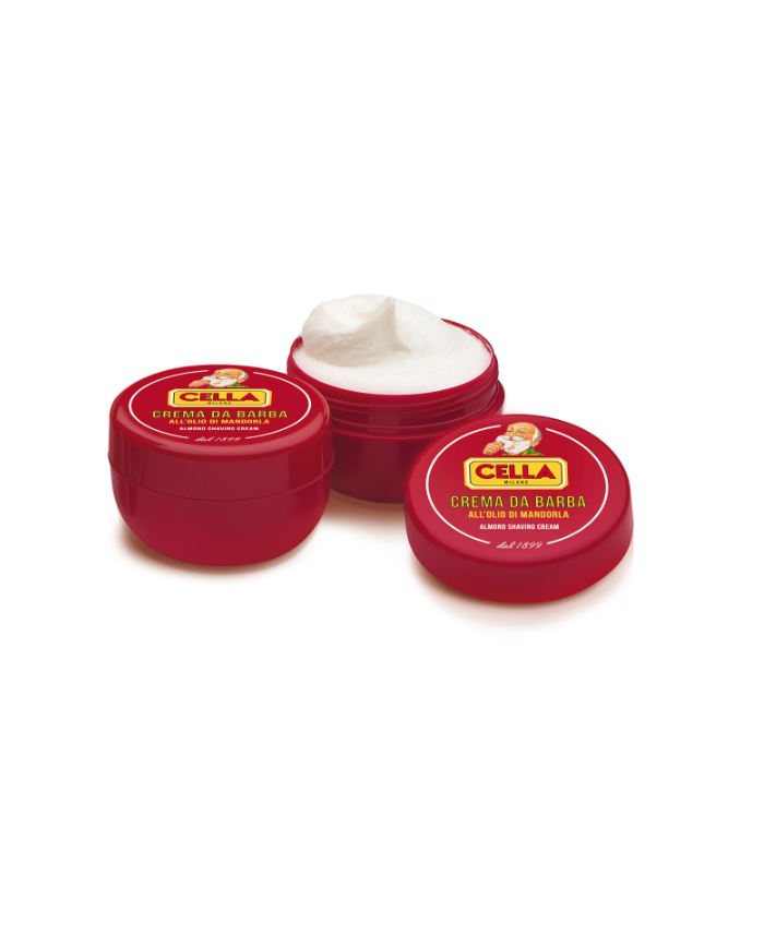 CELLA CIOTOLA CREMA BARBA MANDORLA 150 ML (ROSSO)