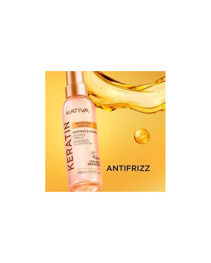 KATIVA LIQUID KERATIN 100ML NUTRITION HAIR OIL