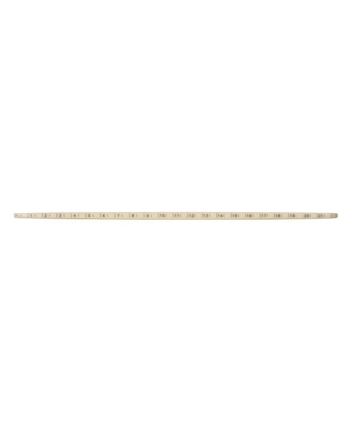 PETTINE TAGLIO CON MISURE IN TESTA G35 21,5 CM