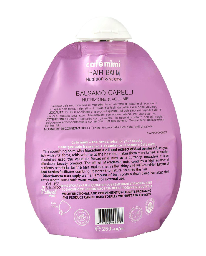 CAFE MIMI - BALSAMO CAPELLI NUTRIZIONE & VOLUME