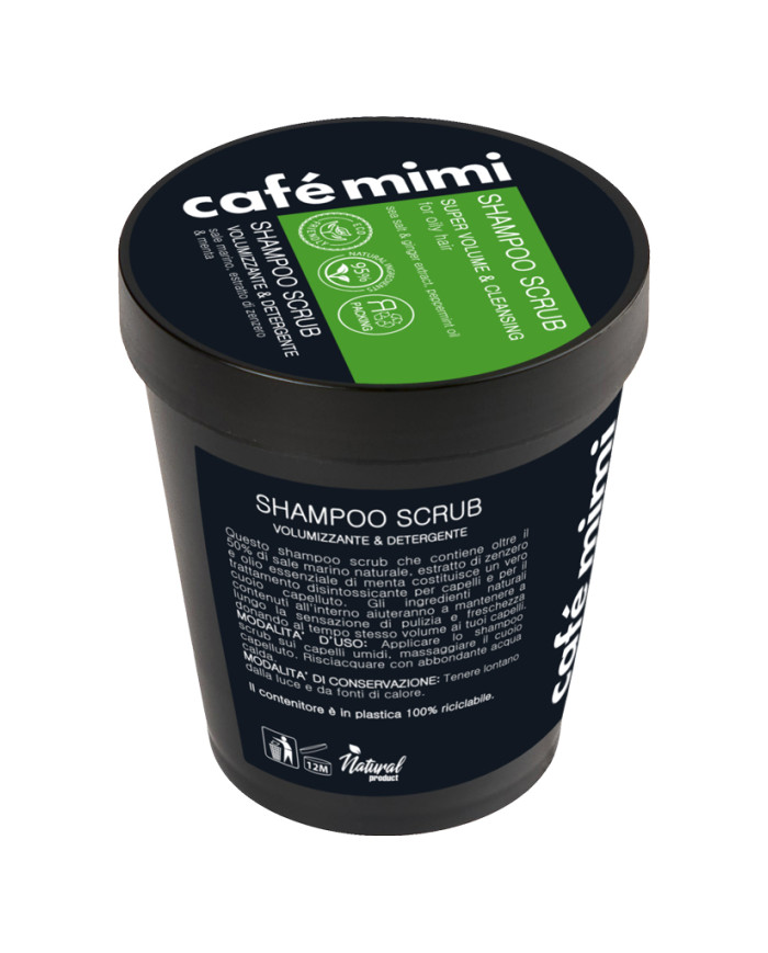 CAFE MIMI SHAMPOO SCRUB VOLUMIZZANTE & DETERGENTE