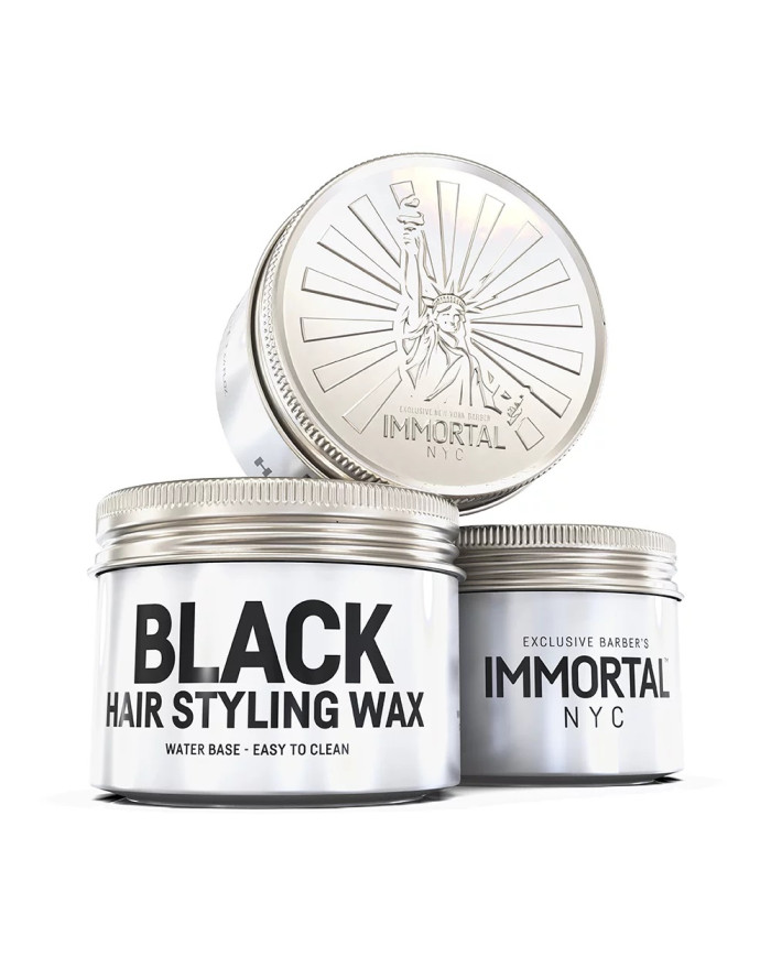 IMMORTAL BLACK HAIR STYLING WAX 100 ML