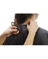 MANTELLA TAGLIO CON COLLARE IN NEOPRENE