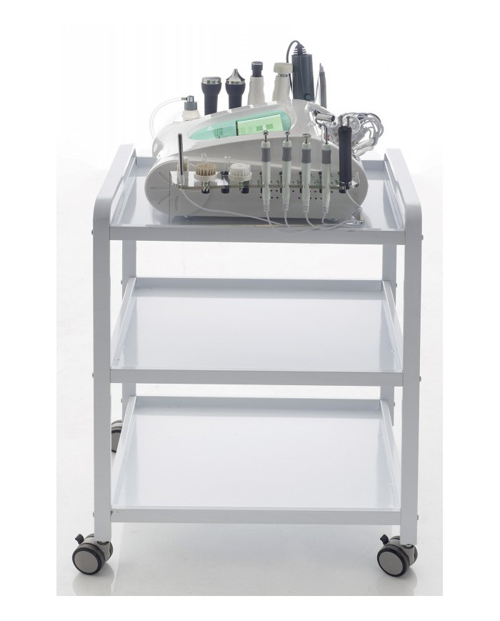 CARRELLO ESTETICA JACK CON 3 RIPIANI IN METALLO