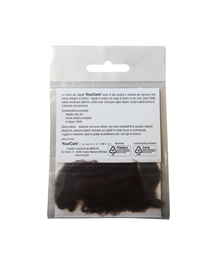 CASTANO SCURO RETINA INVISIBILE 2PZ