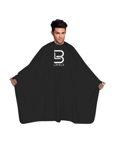 L3VEL3 MANTELLA CAPE NERA