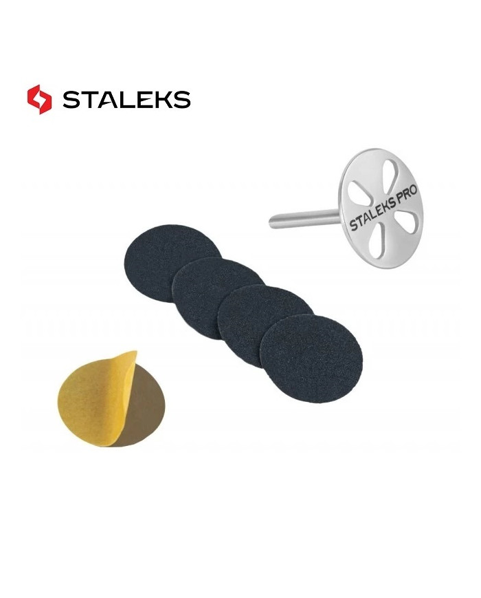 SET BASE PODODISC MISURA L (25 MM) + 5PZ GRANA 180