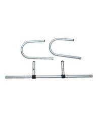 PORTAROTOLO IN ALLUMINIO PER LETTINO A VALIGIA