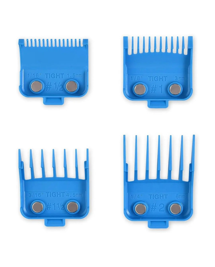 GAMMA+ SET 4 RIALZI AZZURRI A 2 MAGNETI CLIPPER