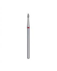 PUNTA DIAMANTATA GEMMA, ROSSO, D 1,8 MM L 4 MM