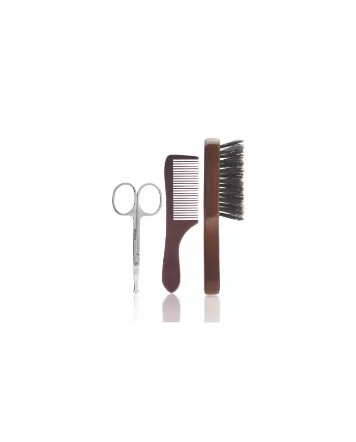 BARBER PRO KIT BARTBA SPAZZOLA PETTINE FORBICINA