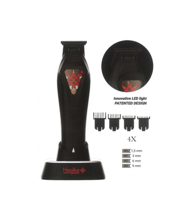 HEPIKE PROFESSIONAL HAIR TRIMMER LED POWERED
