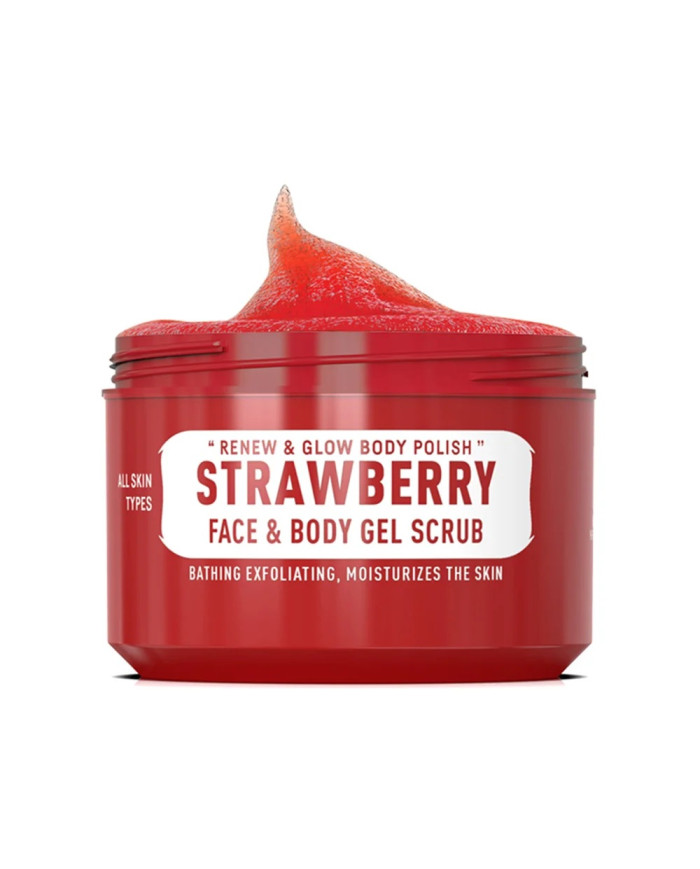 IMMORTAL FACE & BODY GEL SCRUB STRAWBERRY 300ML