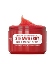 IMMORTAL FACE & BODY GEL SCRUB STRAWBERRY 300ML