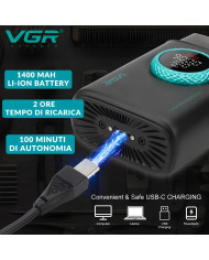 VGR SHAVER BLACK V-378