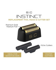 SET TESTINA RICAMBIO+2 LAME SHAVER SC INSTINCT NER