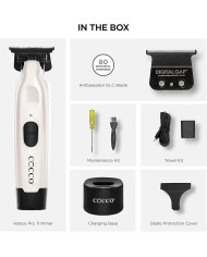 COCCO VELOCE PRO TRIMMER PEARL WHITE