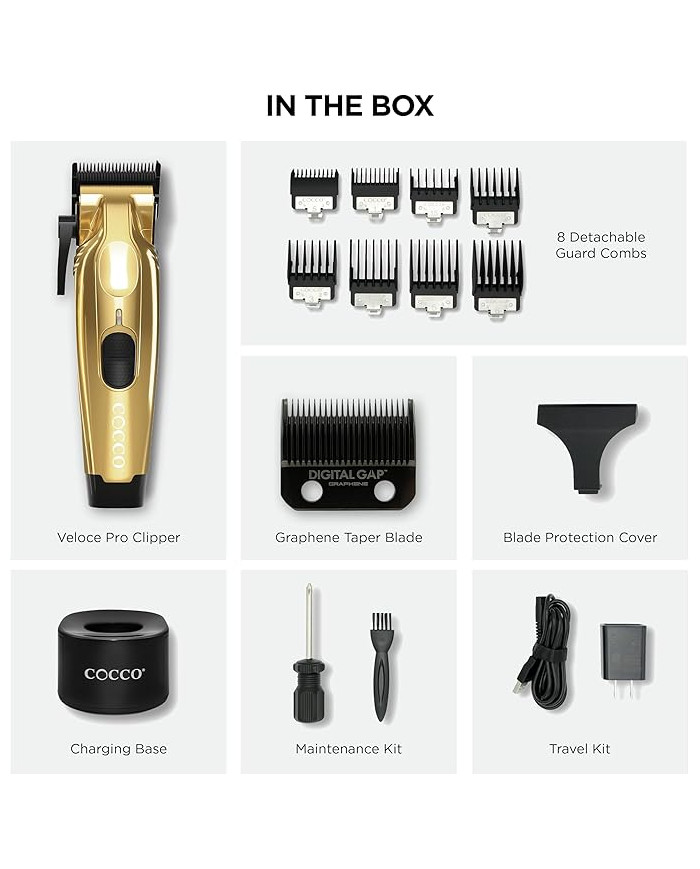 COCCO VELOCE PRO CLIPPER-GOLD
