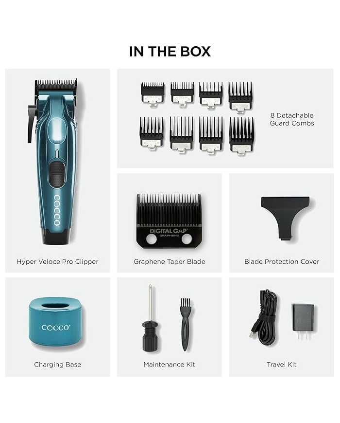 COCCO HYPERVELOCE PRO CLIPPER-DARK TEAL