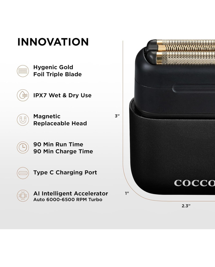 COCCO IMPACTO SHAVER BLACK