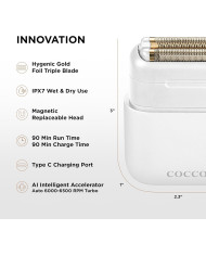 COCCO IMPACTO SHAVER WHITE