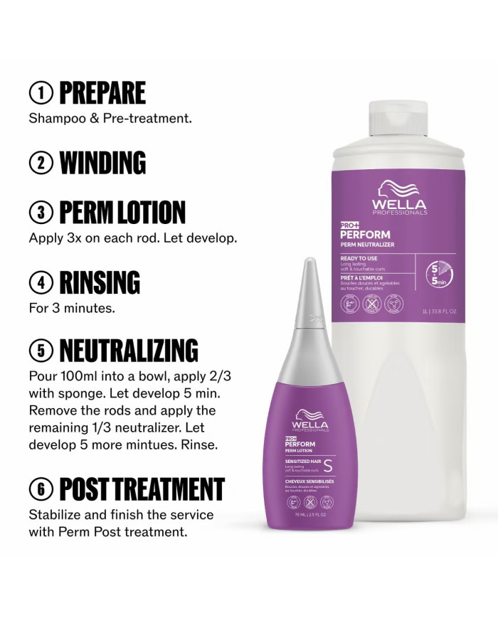 PRO+ PERFORM PERM LOTION C 75 ML - WELLA