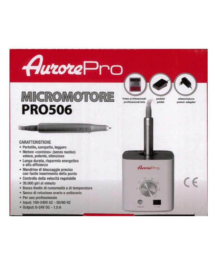 AURORE MICROMOTORE PRO506 35000 RPM CON PEDALE