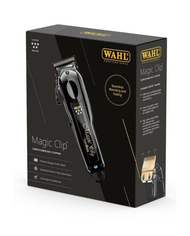 WAHL MAGIC CLIP BLACK CORD/CORDLESS CLIPPER
