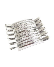 BECCUCCI CLIPS IN ACCIAIO 8,5 CM 12 PZ