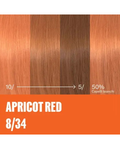 SUPERNATURAL COLOR 120G 8/34 APRICOT RED