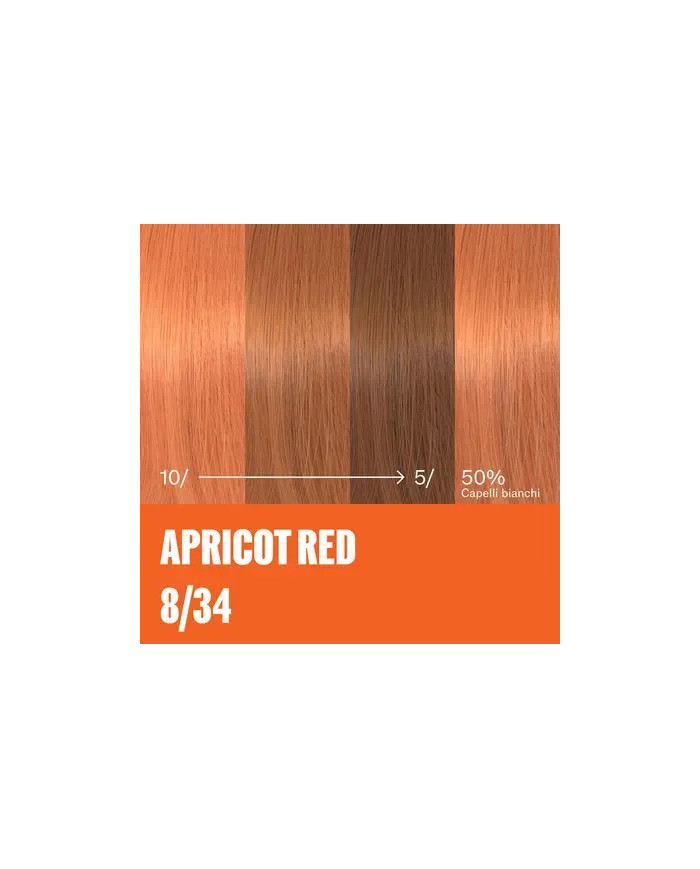 SUPERNATURAL COLOR 120G 8/34 APRICOT RED