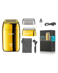 VGR SHAVER CORDLESS V-399 DUAL FOIL GOLD