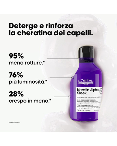 S.EXPERT KERATIN ALPHA SLEEK SHAMPOO 300 ML