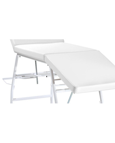 LETTINO A 2 SNODI CON FORO + PORTAROTOLO BIANCO