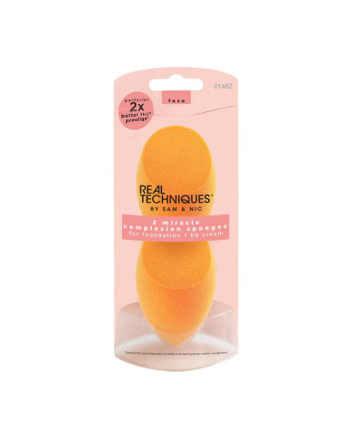 2 PACK MIRACLE COMPLEXION SPONGES 2 SPUGNETTE VISO