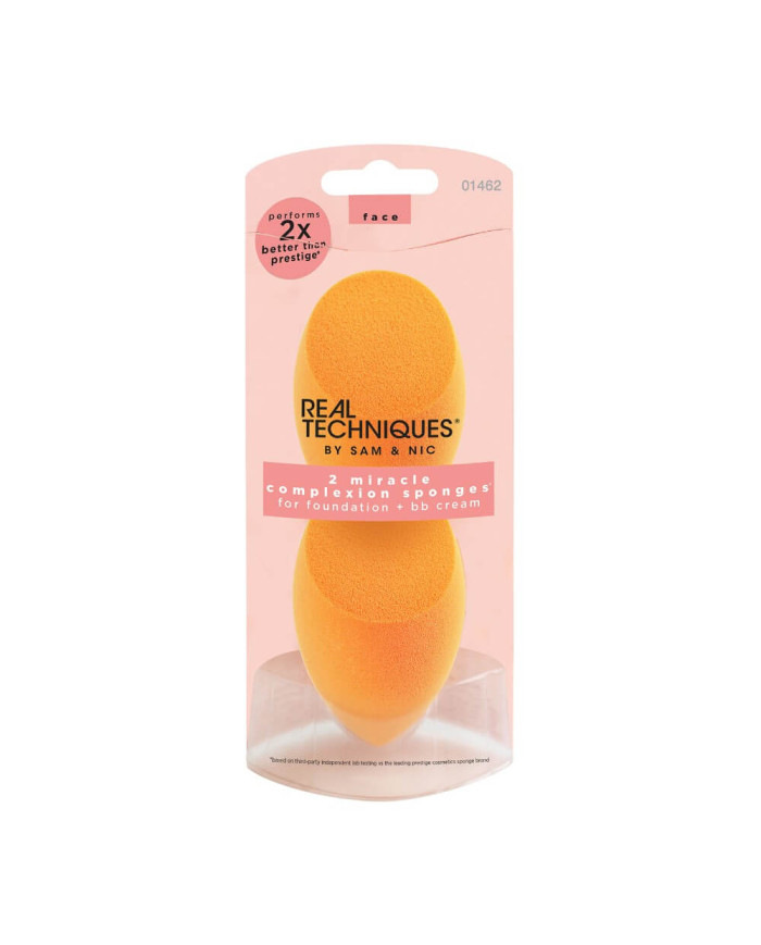 2 PACK MIRACLE COMPLEXION SPONGES 2 SPUGNETTE VISO