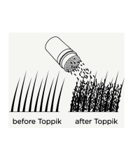 FIBRE DI CHERATINA 27,5GR LIGHT BROWN  - TOPPIK