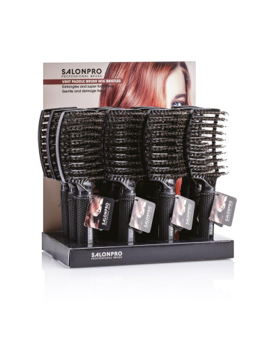 SALON PRO VENT BRUSH MIX BRISTELS