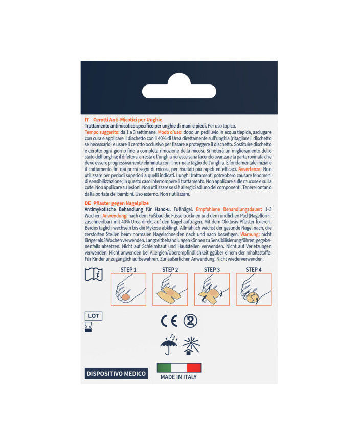 CEROTTI ANTI MICOTICI UNGHIE 12+12- TECNIWORK