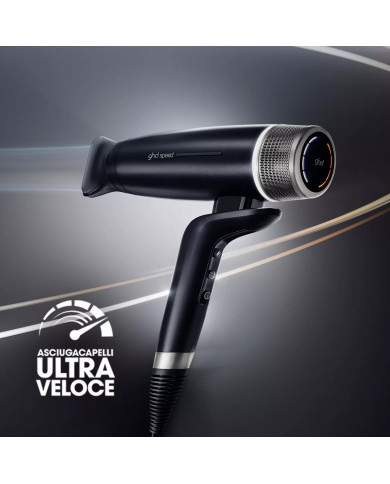 GHD SPEED PHON AGLI IONI NERO OPACO 2100W
