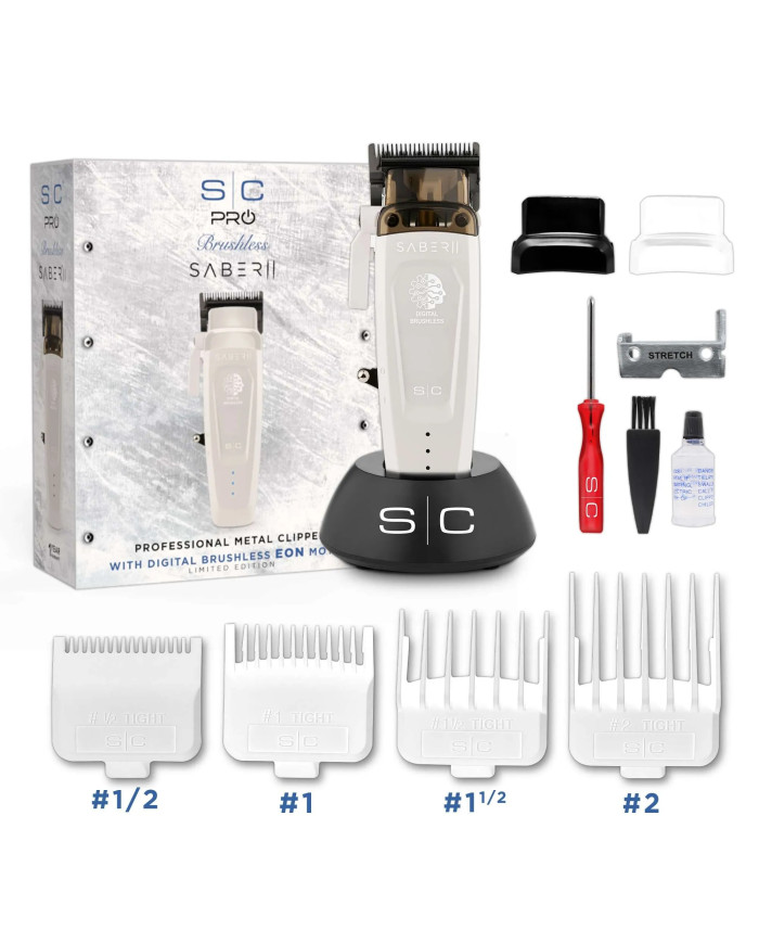 STYLECRAFT PRO SABER 2 PROFESSIONAL CLIPPER WHITE