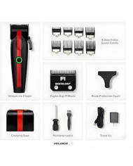 COCCO VELOCE LITE CLIPPER BLACK / RED