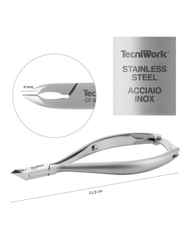 TRONCHESE INOX SATINATO 4 MM - TECNIWORK