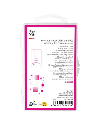 PEGGY SAGE 100 CAPSULE PROFESSIONALI QUADRATE