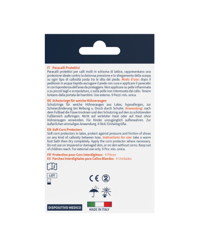 PARACALLI PROTETTIVI PER CALLI MOLLI 9PZ - TECNIWO